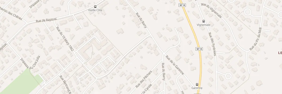 Plan du 3 Rue Flavien Genevieve Pascal à Gratentour