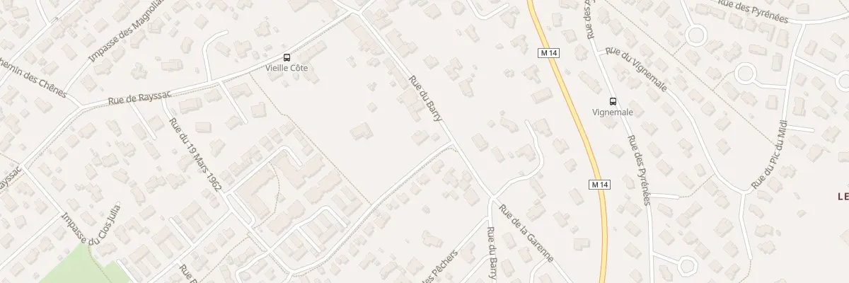 Plan du 25 Rue du Barry à Gratentour