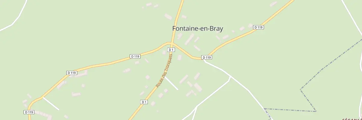Plan du 5084 Les Tronquets à Fontaine-en-Bray
