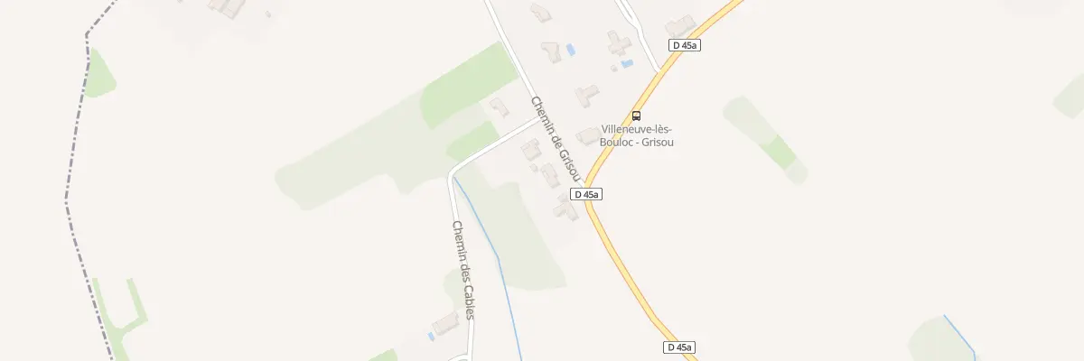 Plan du 33 Che de Grisou à Villeneuve-lès-Bouloc
