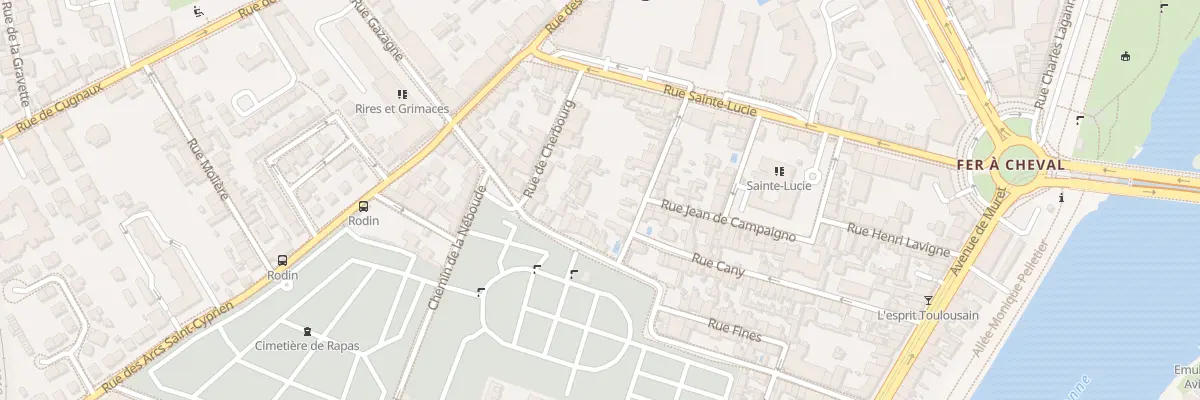 Plan du 3 Rue Delpy à Toulouse