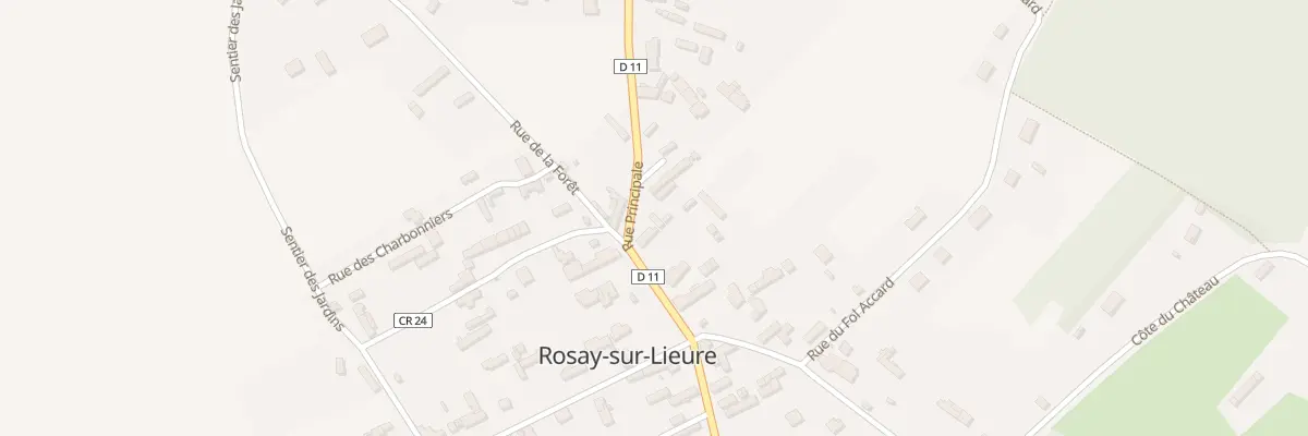 Plan du 30 Rue Principale à Rosay-sur-Lieure