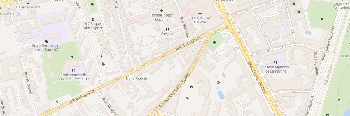 Plan du 128 Rue de Cugnaux à Toulouse