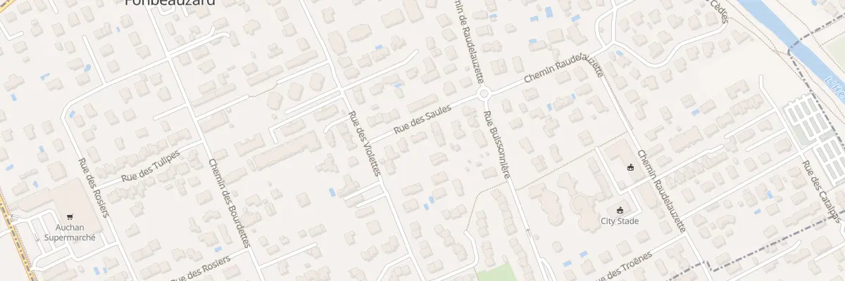 Plan du 4 Rue des Saules à Fonbeauzard