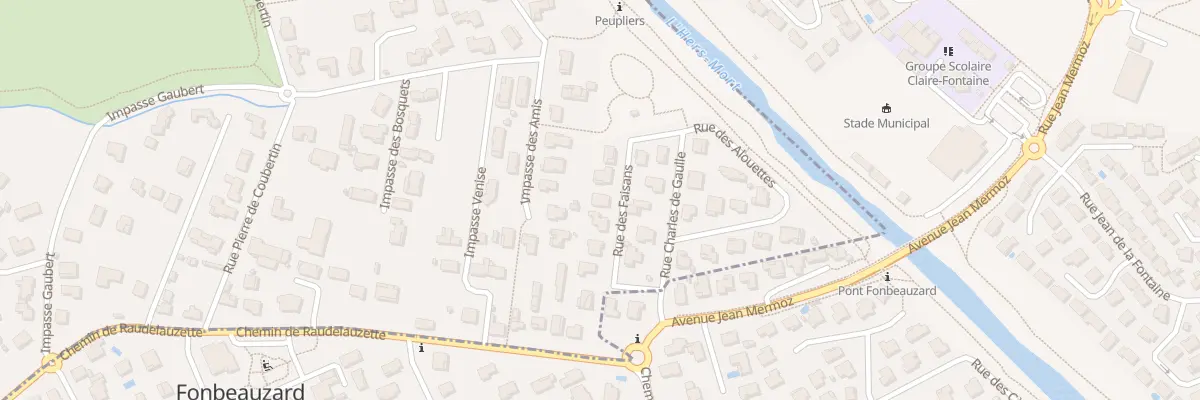Plan du 11 Rue des Faisans à Saint-Alban