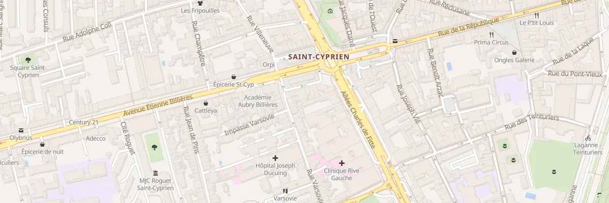 Plan du 42B Rue Varsovie à Toulouse