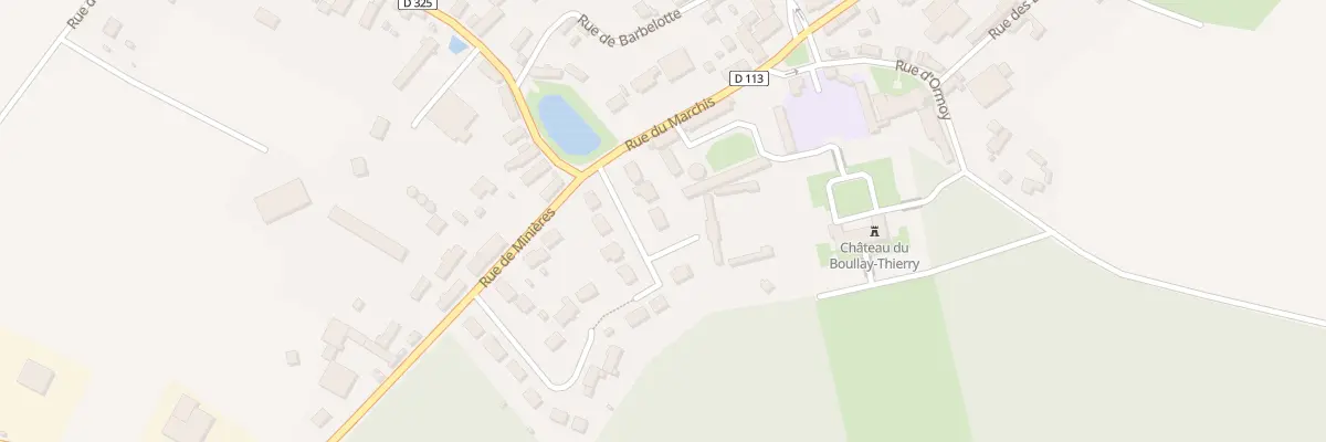 Plan du 6 Rue de Boquestant au Boullay-Thierry