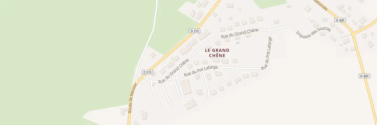 Plan du 1 Rue du Pre Lafarge à Magnac-Bourg
