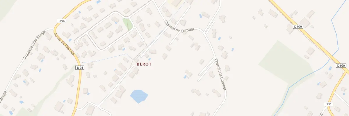 Plan du 252 Che de Combet à Saint-Nauphary