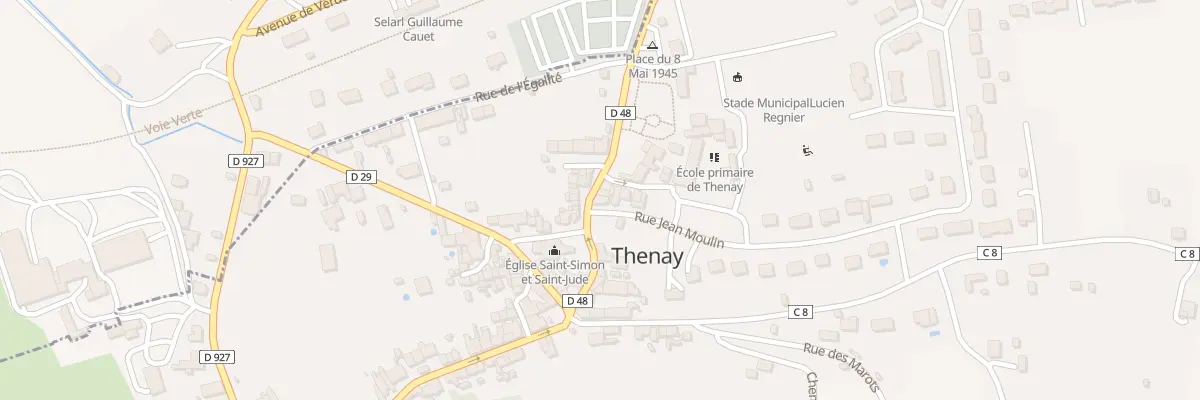 Plan du 106 Rue de la Paix à Thenay