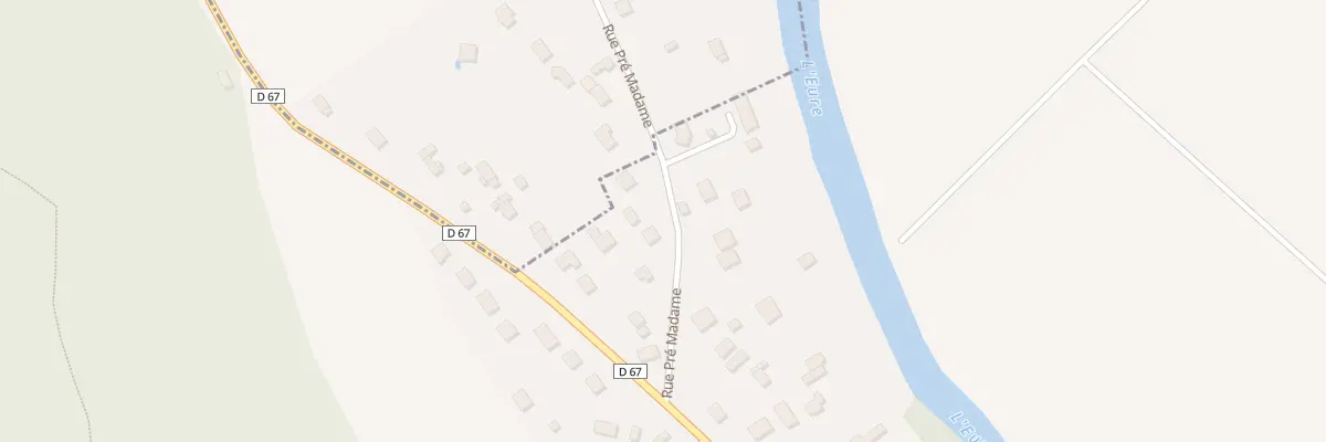 Plan du 7 Rue du Pre Madame à Garennes-sur-Eure