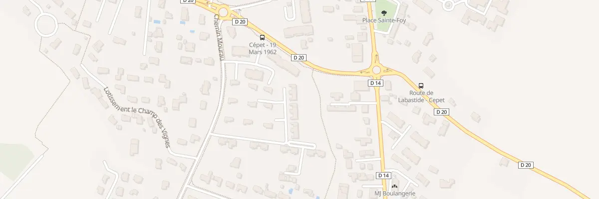 Plan du 17 Rue Le Clos Belle Paule à Cépet