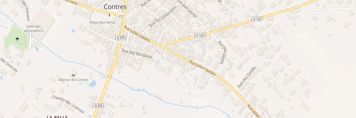 Plan du 33 Rue Julien Nadau au Controis-en-Sologne