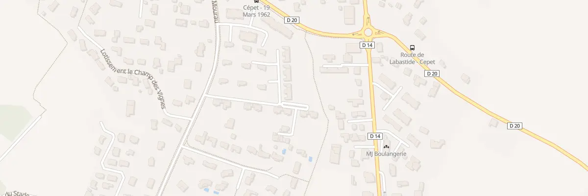Plan du 9 Rue Le Clos Belle Paule à Cépet