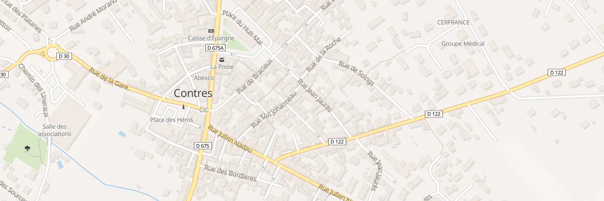 Plan du 17 Rue Jean Jaurès au Controis-en-Sologne