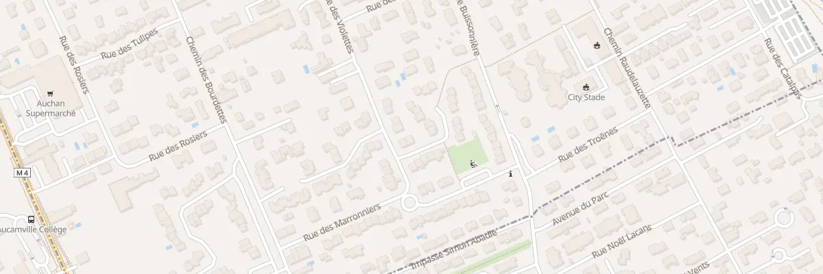 Plan du 3 Imp des Violettes à Fonbeauzard