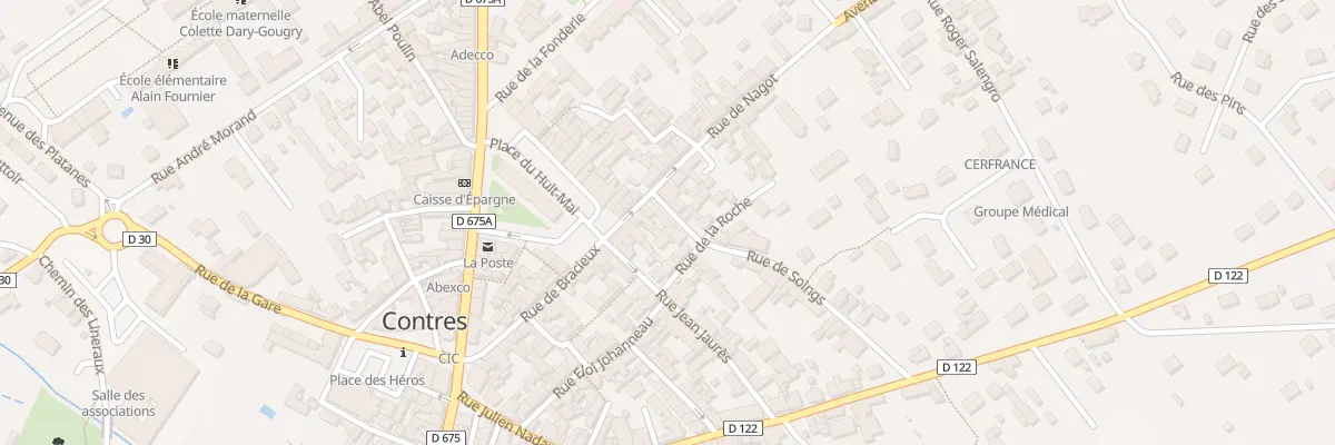 Plan du 3 Rue de Soings au Controis-en-Sologne