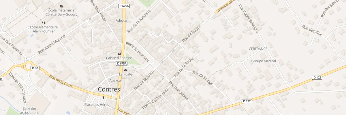 Plan du 4 Rue de Soings au Controis-en-Sologne