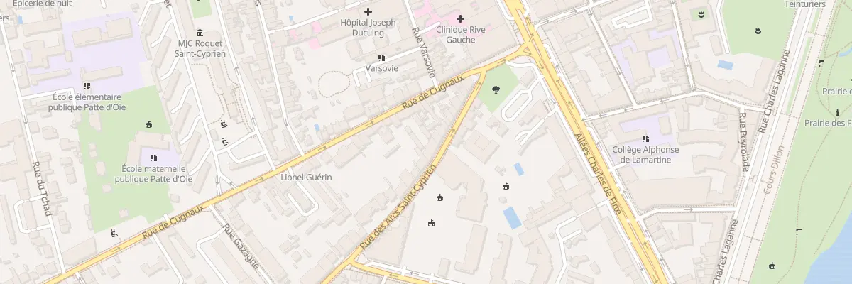 Plan du 115 Rue des Arcs Saint Cyprien à Toulouse