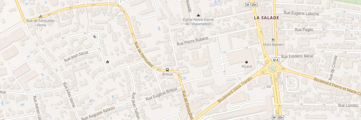 Plan du 4 Rue Clausade à Toulouse