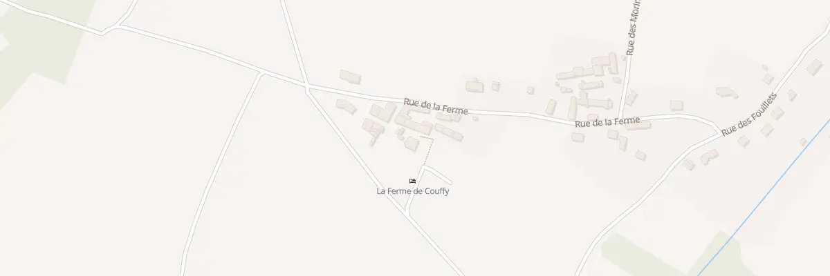 Plan du 25 Rue de la Ferme à Couffy