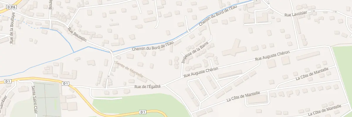 Plan du 3 Imp de la Barre aux Andelys