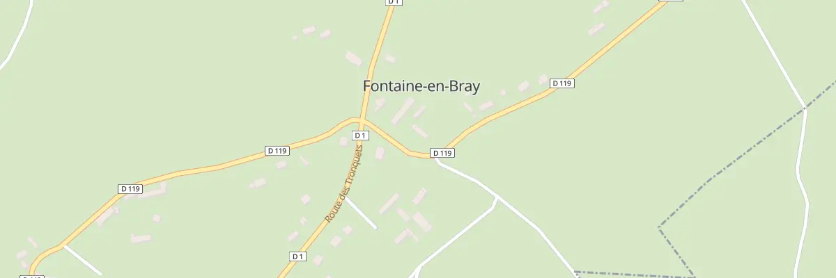 Plan du 5051 Le Bourg à Fontaine-en-Bray