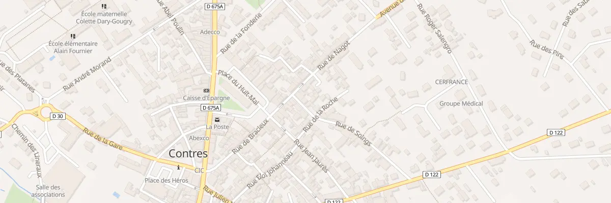 Plan du 6 Rue de Soings au Controis-en-Sologne