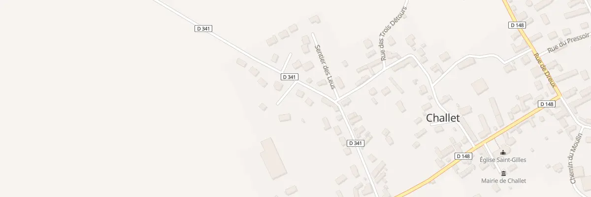Plan du 5 Rue André Huet à Challet