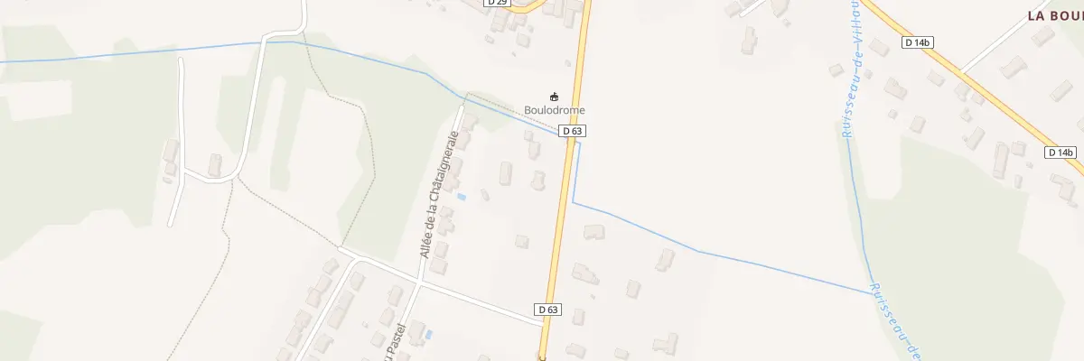 Plan du 14 Rte de Bouloc à Villaudric