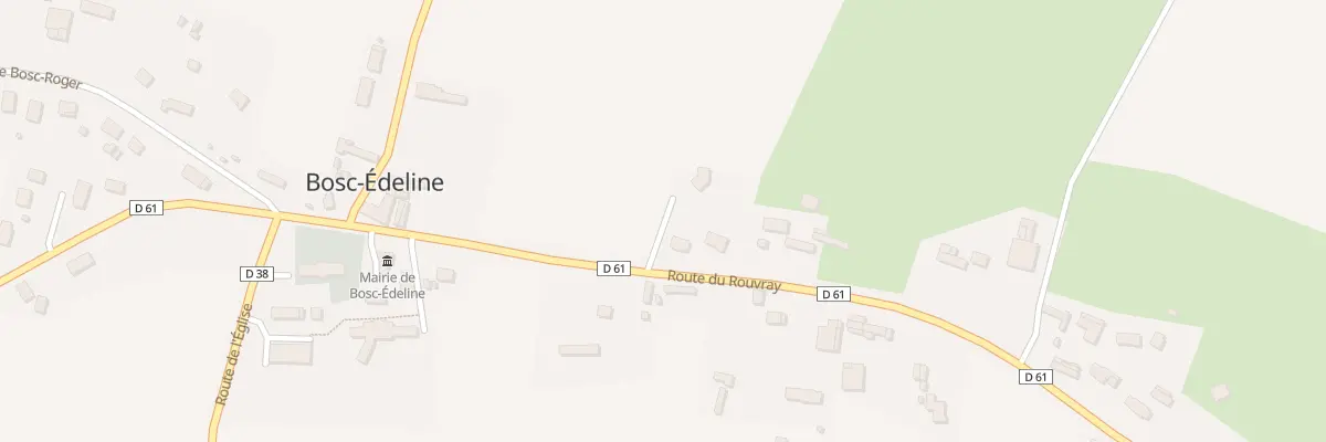 Plan du 211 Rte du Rouvray à Bosc-Édeline
