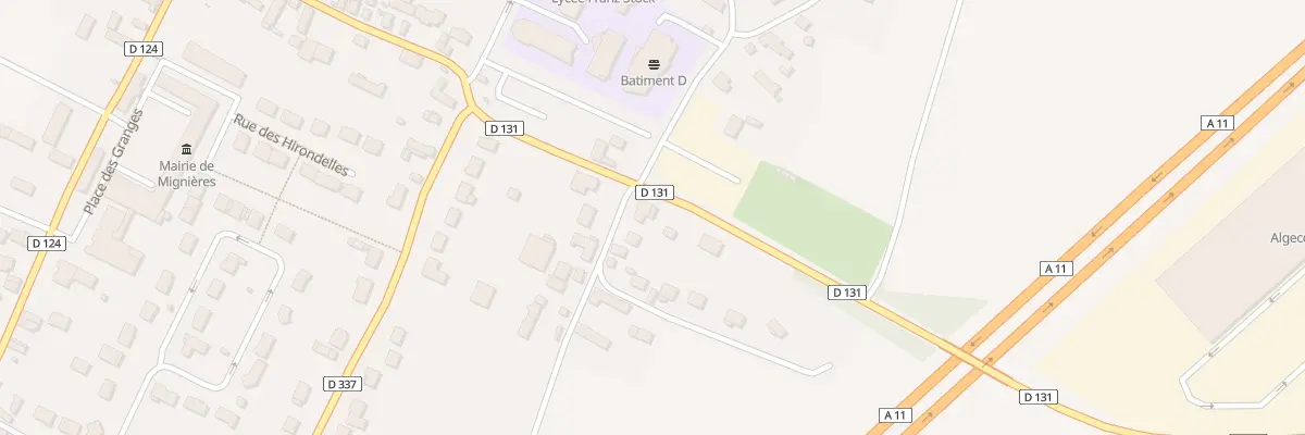 Plan du 1 Rue de l’Ancienne Gare à Mignières