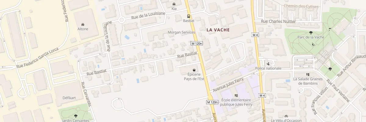 Plan du 6 Imp Claude Chamousset à Toulouse