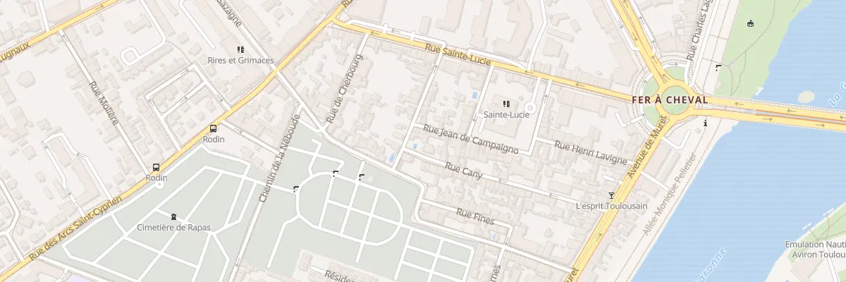 Plan du 40 Rue Cany à Toulouse