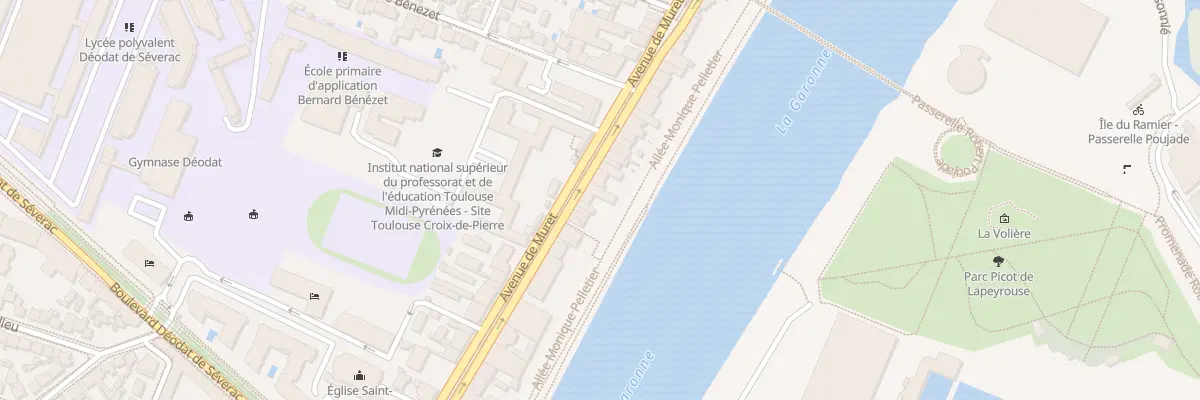 Plan du 198 Av de Muret à Toulouse