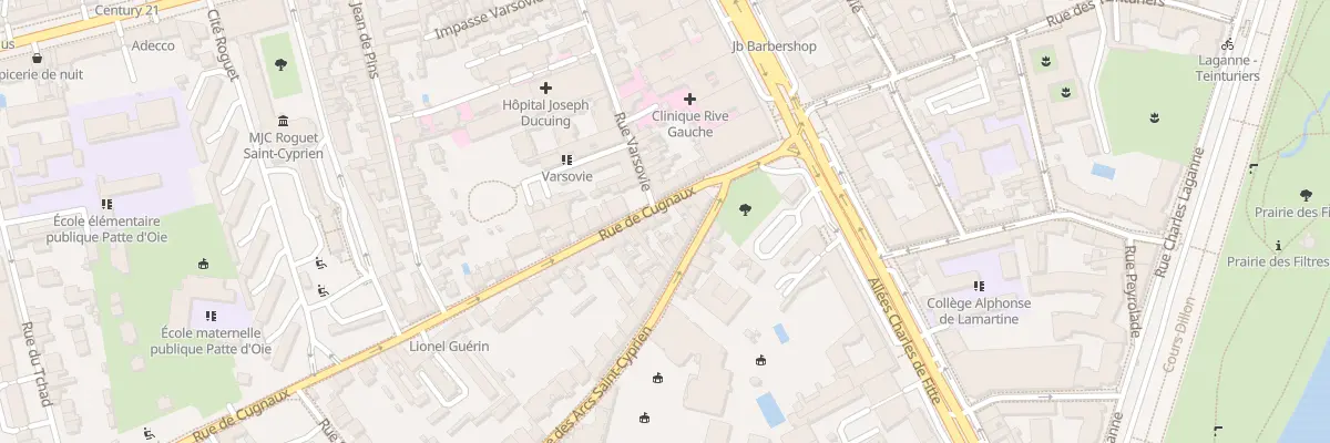 Plan du 144 Rue de Cugnaux à Toulouse