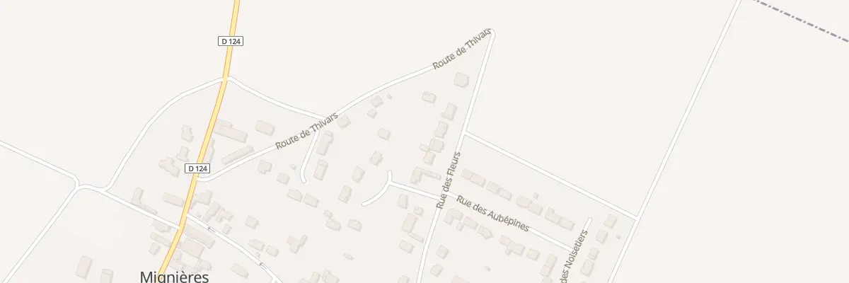 Plan du 19 Rue des Fleurs à Mignières