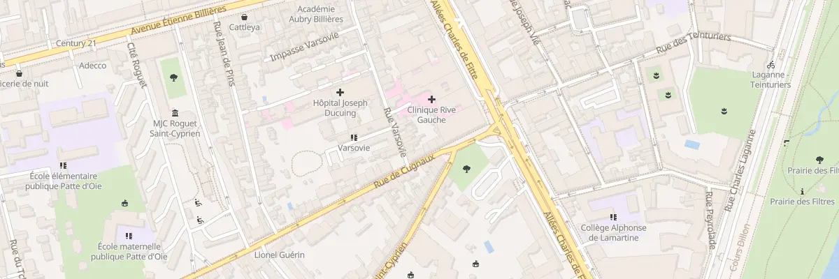 Plan du 4 Rue Varsovie à Toulouse