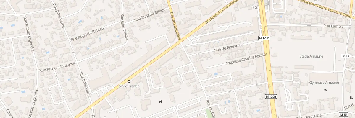 Plan du 141 Rue du Général Bourbaki à Toulouse