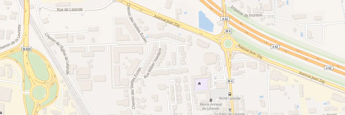 Plan du 6 Rue des Orpellières à Toulouse