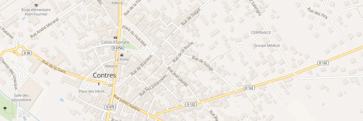 Plan du 9 Rue de Soings au Controis-en-Sologne