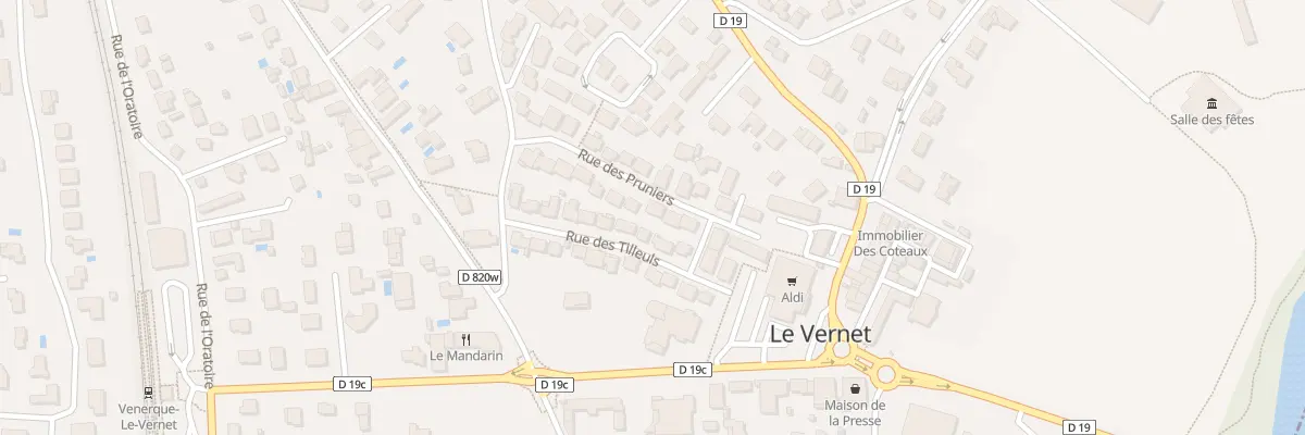 Plan du 16 Rue des Pruniers à Vernet
