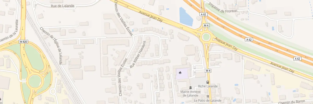 Plan du 8 Rue des Orpellières à Toulouse
