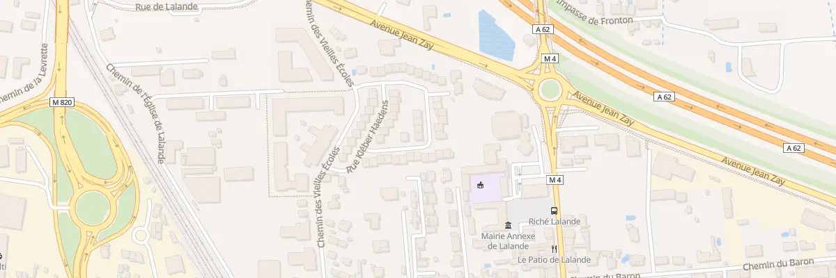 Plan du 10 Rue des Orpellières à Toulouse