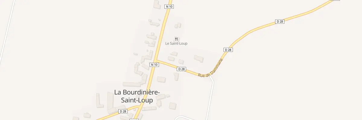 Plan du 1 Rue de Dammarie à La Bourdinière-Saint-Loup