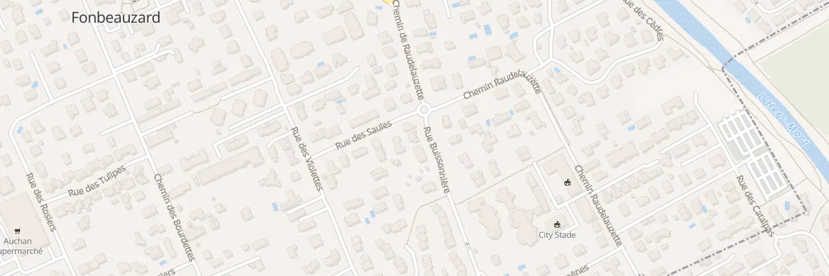 Plan du 43 Rue Buissonnière à Fonbeauzard