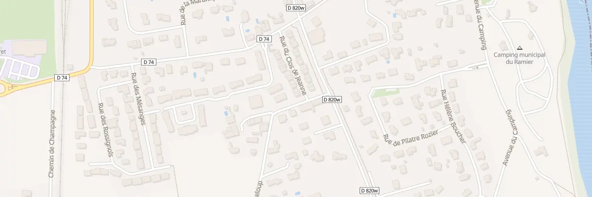Plan du 26 Rue du Clos de Jeanne à Vernet