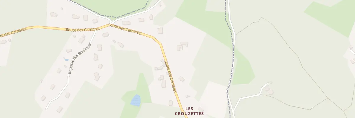 Plan du 287 Rte des Carrières à Aureil