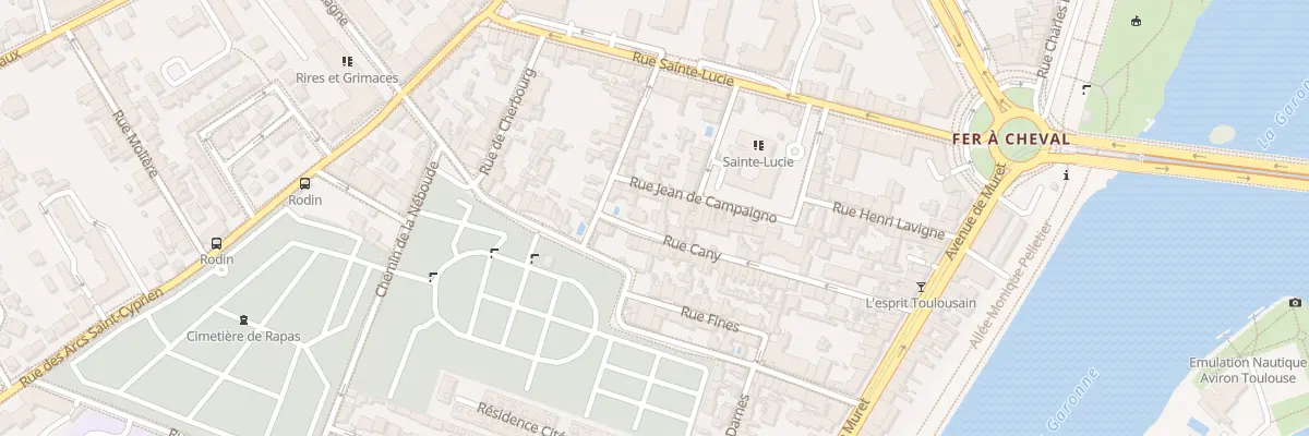 Plan du 36 Rue Cany à Toulouse