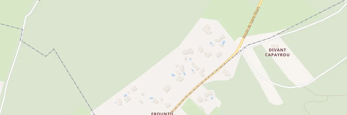 Plan du 24 Rte de Saint-Ybars à Mauressac